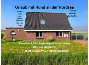 Ferienhaus Mia, Urlaub mit Hund, eingezäunter Garten, Friedrichskoog-Spitze